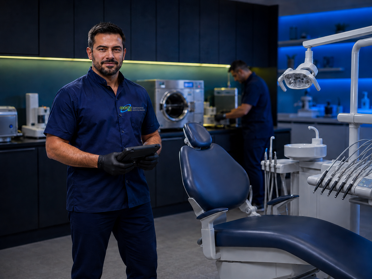 Equipe OdontoBHZ especializada em equipamentos e assistência técnica odontológica